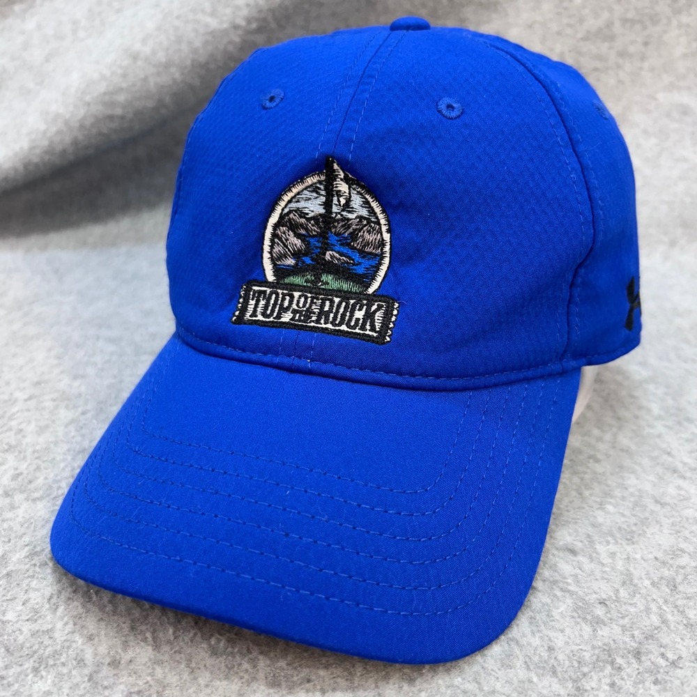 Top of the Rock Big Cedar Golf Mens Blue Under Armour Hat Adjustable OSFA